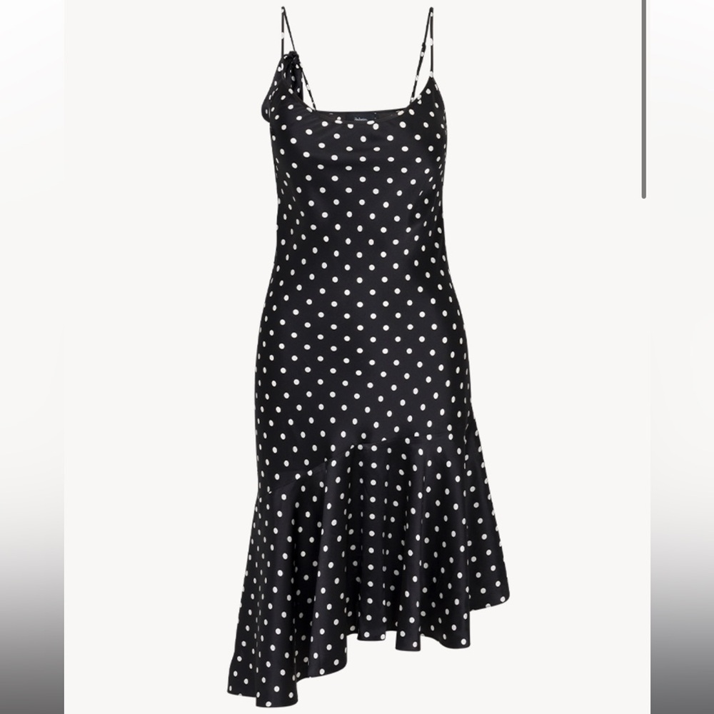 Realisation Par The Cassidy Black Polka Dot Dress